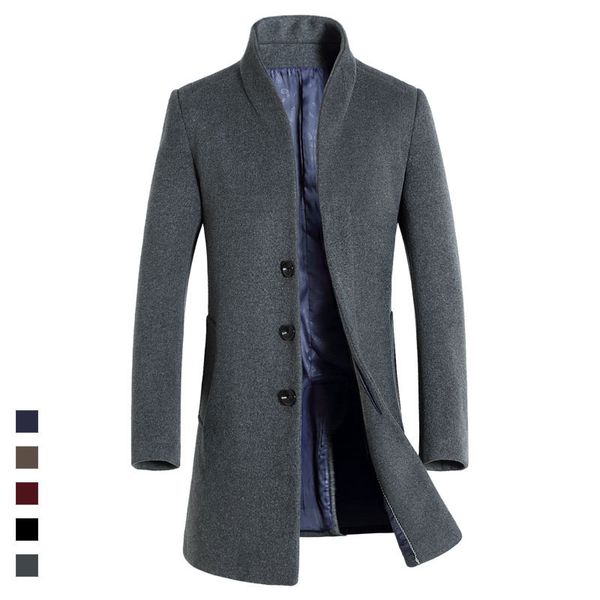 men's wool & blends 2021 mens long trench coat korean men slim fit parkas for autumn, Black
men's wool & blends 2021 mens long trench coat korean men slim fit parkas for autumn, Black