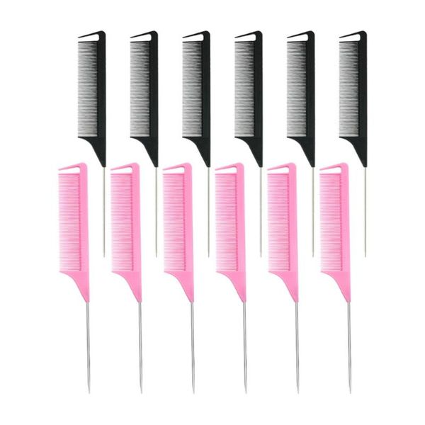 12шт парикмахерское пластиковые pintail comb выделите tail гребень для hairshop, Silver
12шт парикмахерское пластиковые pintail comb выделите tail гребень для hairshop, Silver