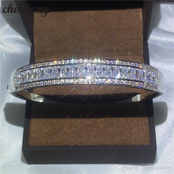 choucong настройки алмазная s925 sterling silver обручальное свадебный браслет для женщин моды accessaries браслет канала, Golden;silver
choucong настройки алмазная s925 sterling silver обручальное свадебный браслет для женщин моды accessaries браслет канала, Golden;silver