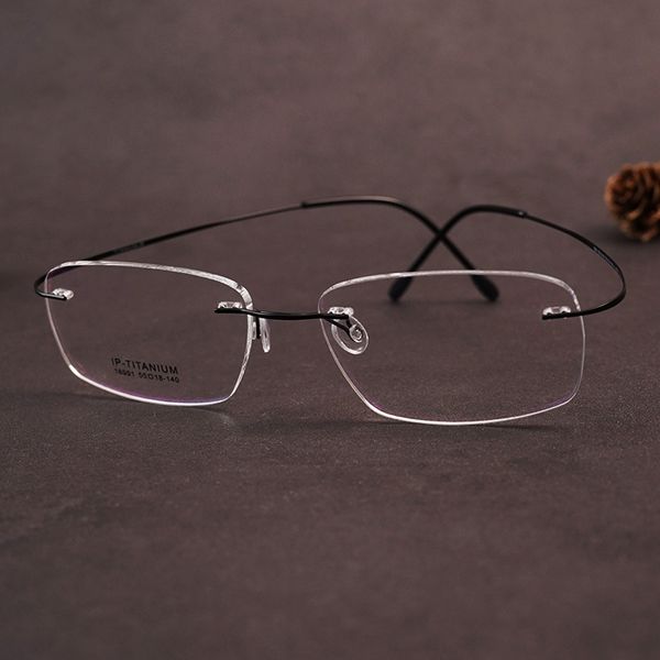 iicgu square less ultra light pure titanium hinge-design 16001 square frame less glasses ultra light pure titanium glasses frame hinge, Silver
iicgu square less ultra light pure titanium hinge-design 16001 square frame less glasses ultra light pure titanium glasses frame hinge, Silver