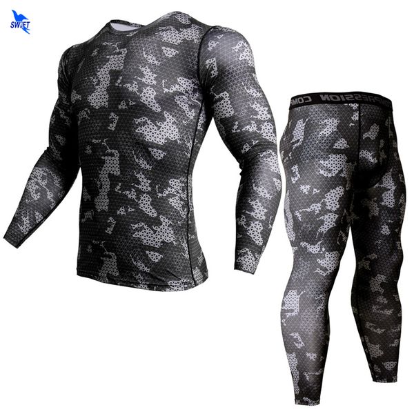 running sets 2pcs camouflage 3d long sleeve t-shirt+tights set men quick dry jogging suits gym fitness sportswear compression uniform, Black;blue
running sets 2pcs camouflage 3d long sleeve t-shirt+tights set men quick dry jogging suits gym fitness sportswear compression uniform, Black;blue