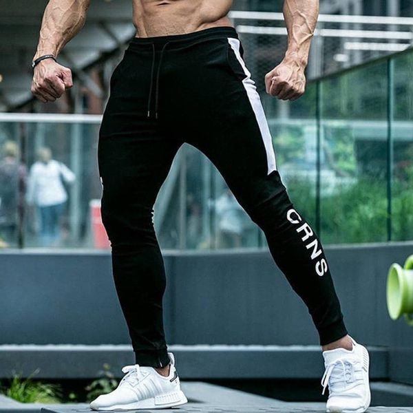 casual slim pants men joggers sweatpants gym fitness workout track pants autumn male running sports cotton sports pants t200422, Black 
casual slim pants men joggers sweatpants gym fitness workout track pants autumn male running sports cotton sports pants t200422, Black