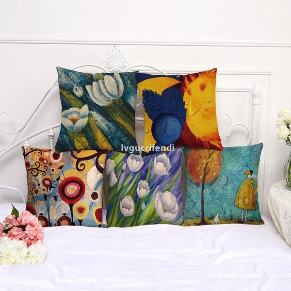 colorful paint flower pillow case cushion cover linen cotton throw square pillowcase cover sofa pillowcase bed pillowcover drop ship
colorful paint flower pillow case cushion cover linen cotton throw square pillowcase cover sofa pillowcase bed pillowcover drop ship