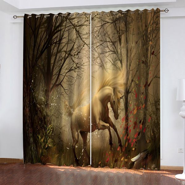 customized size blackout curtain cartoon fairy forest animal horse 3d curtains blackout for living room kids bedroom fabric
customized size blackout curtain cartoon fairy forest animal horse 3d curtains blackout for living room kids bedroom fabric