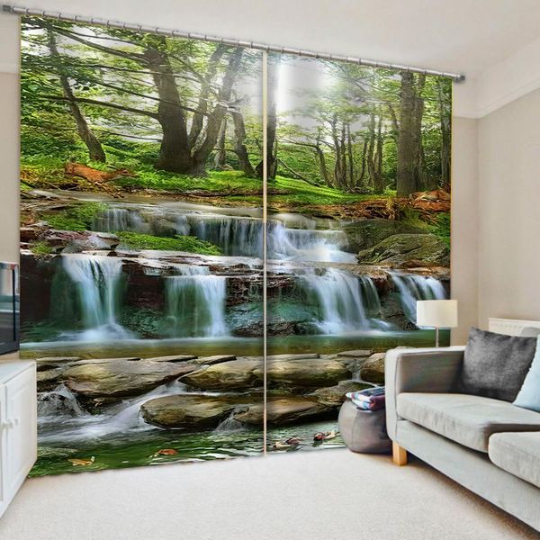 High quality custom 3d curtain fabric Nature scenery waterfall curtains Bedroom living room windproof thickening blackout curtains
High quality custom 3d curtain fabric Nature scenery waterfall curtains Bedroom living room windproof thickening blackout curtains