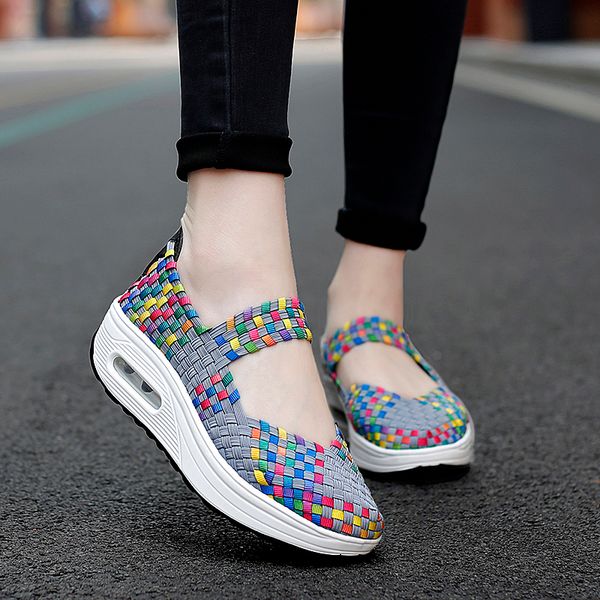 zhenzu female light running shoes antislip hand-made weave sneakers women breathable cool athletic sport shoes summer flats
zhenzu female light running shoes antislip hand-made weave sneakers women breathable cool athletic sport shoes summer flats