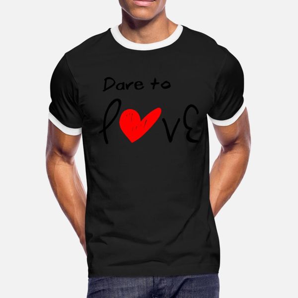dare to love t shirt men design tee shirt crew neck solid color cute breathable spring autumn cool shirt
dare to love t shirt men design tee shirt crew neck solid color cute breathable spring autumn cool shirt