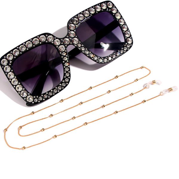 flatfoosie new fashion glasses chain gold color beads imitation pearls fine eyeglass chain elegant exquisite eyeglass lanyard, Silver
flatfoosie new fashion glasses chain gold color beads imitation pearls fine eyeglass chain elegant exquisite eyeglass lanyard, Silver