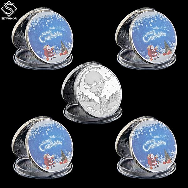 5pcs 2019 merry christmas coin gifts santa snowman elf toys natal deer santa claus happy new year collectible art
5pcs 2019 merry christmas coin gifts santa snowman elf toys natal deer santa claus happy new year collectible art