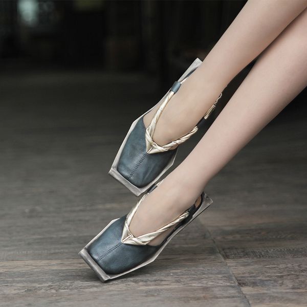 artdiya selling genuine leather sandals square toe cowhide women shoes leather low heels casual sandals 088-13, Black
artdiya selling genuine leather sandals square toe cowhide women shoes leather low heels casual sandals 088-13, Black