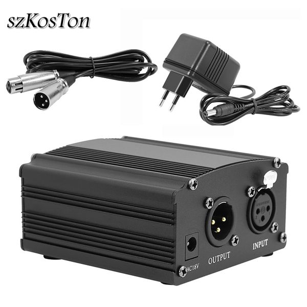 48v phantom power for bm 800 condenser microphone recording equipment eu plug mic phantom power and adapter 2.5m xlr audio cable
48v phantom power for bm 800 condenser microphone recording equipment eu plug mic phantom power and adapter 2.5m xlr audio cable