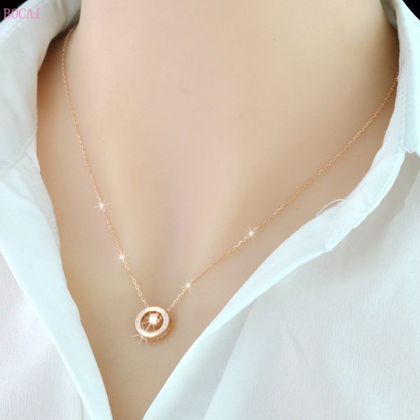 bocai s925 sterling silver necklace female thai silver chain simple fringed necklace 2020 new fashion jewelry
bocai s925 sterling silver necklace female thai silver chain simple fringed necklace 2020 new fashion jewelry