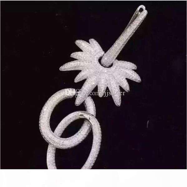 ent designer style women sterling silver with platinum plated zircon 1pcs earring
ent designer style women sterling silver with platinum plated zircon 1pcs earring