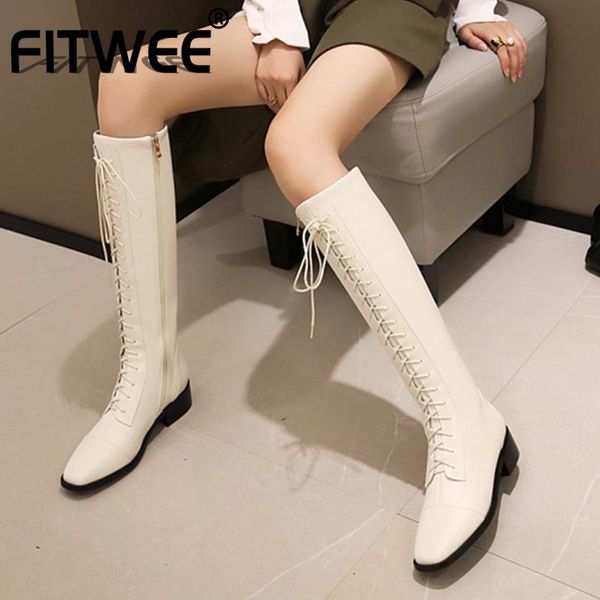 fitwee plus size 34-48 women knee boots cross strap warm fur winter shoes woman fashion zipper long boot office lady footwear, Black
fitwee plus size 34-48 women knee boots cross strap warm fur winter shoes woman fashion zipper long boot office lady footwear, Black
