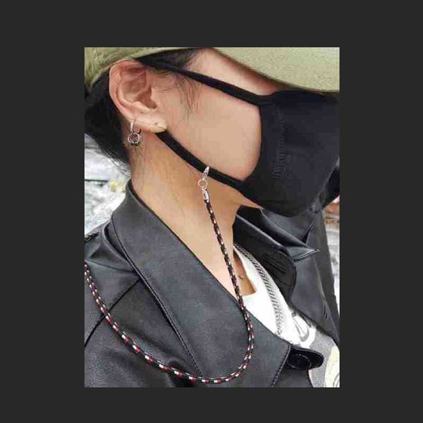 beurself black nylon rope lanyard multifunction strap anti lost face cover holder strap face protection necklace kids size use, Silver
beurself black nylon rope lanyard multifunction strap anti lost face cover holder strap face protection necklace kids size use, Silver