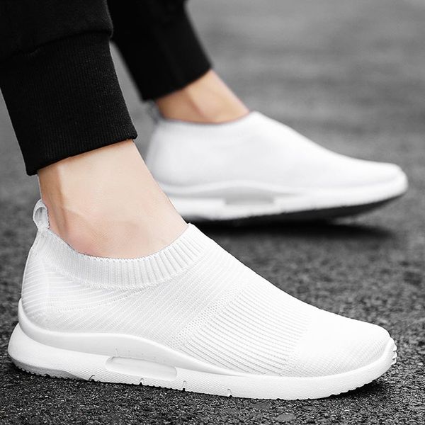 summer slip on socks sneakers man sport lightweight running shoes men's white sports shoes male tennis chausure footwear d-464
summer slip on socks sneakers man sport lightweight running shoes men's white sports shoes male tennis chausure footwear d-464