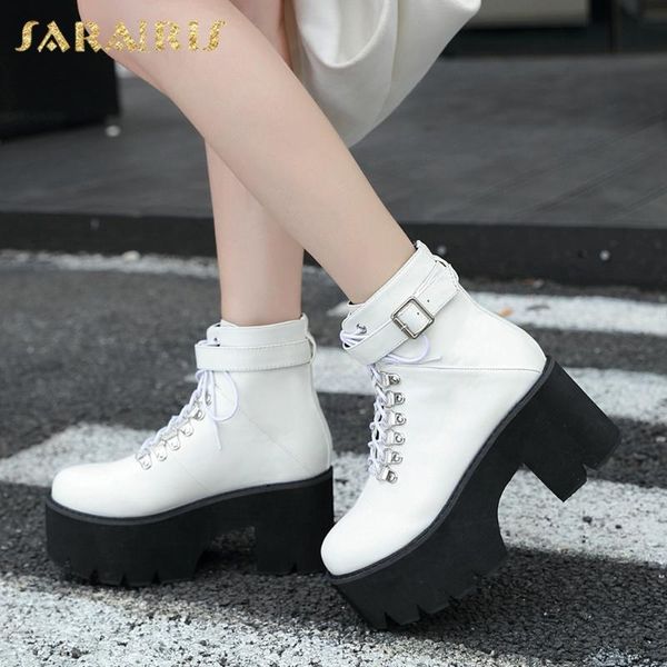 sarairis 2020 new fashion platform buckle ankle boots women shoes chunky heels comfortable lace up comfortable boots ladies pu, Black
sarairis 2020 new fashion platform buckle ankle boots women shoes chunky heels comfortable lace up comfortable boots ladies pu, Black