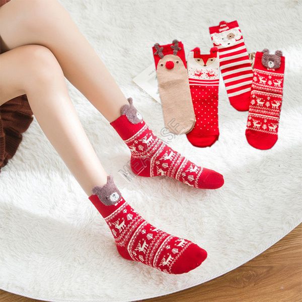 christmas adults socks cartoon bear elk designers mid-calf length sock new women girls winter thickened cotton stockings tube hosiery d92105, Pink;yellow
christmas adults socks cartoon bear elk designers mid-calf length sock new women girls winter thickened cotton stockings tube hosiery d92105, Pink;yellow