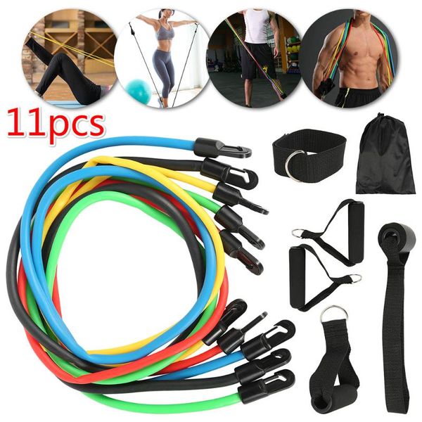 11pcs fitness pull rope latex fitness exercises resistance bands body workout gym equipment elastic exercises pull rope
11pcs fitness pull rope latex fitness exercises resistance bands body workout gym equipment elastic exercises pull rope