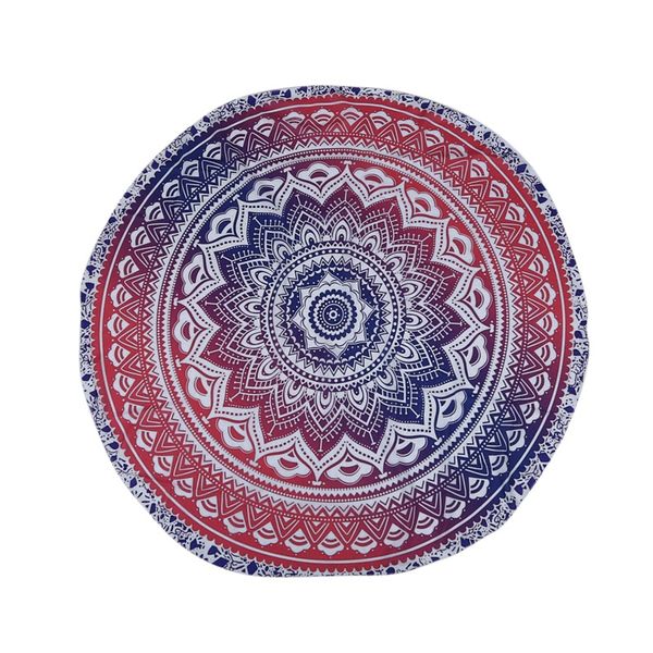 round beach towel 150cm print polyester bath sand beach round towel yoga mat shawl 21# purple gradient
round beach towel 150cm print polyester bath sand beach round towel yoga mat shawl 21# purple gradient