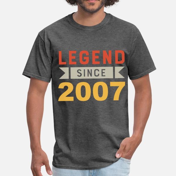 legendar since 2007 birthday t shirt men customized short sleeve round neck vintage crazy new fashion summer style pattern shirt
legendar since 2007 birthday t shirt men customized short sleeve round neck vintage crazy new fashion summer style pattern shirt