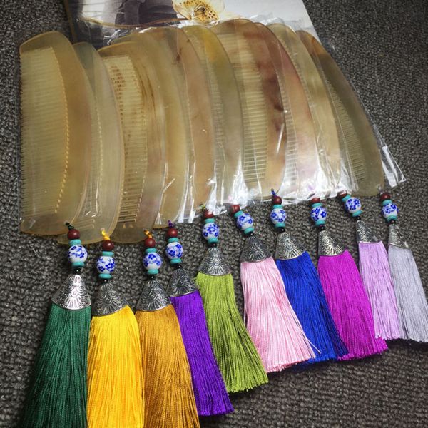 hair brushes natural amber ox horn comb of no static health care brush hairdressing for f137, Silver
hair brushes natural amber ox horn comb of no static health care brush hairdressing for f137, Silver