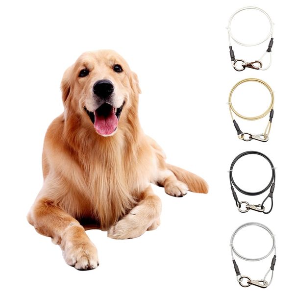 1.5/3m steel rope pet traction rope light brown p chain dog leash slip collar dog leash rock climbing
1.5/3m steel rope pet traction rope light brown p chain dog leash slip collar dog leash rock climbing