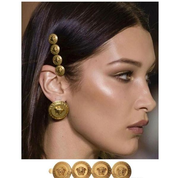 hip hop gold hair clips ins fashion portrait design women barrettes outdoor street style female brand hair accessories, Pink
hip hop gold hair clips ins fashion portrait design women barrettes outdoor street style female brand hair accessories, Pink
