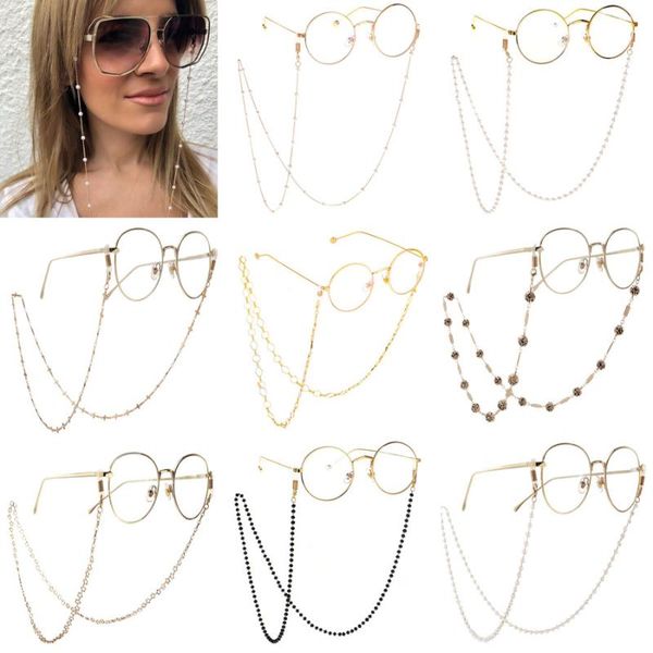 9 styles eyeglasses chain beaded metal sunglasses reading glasses cord holder neck strap eyewear lanyard, Silver
9 styles eyeglasses chain beaded metal sunglasses reading glasses cord holder neck strap eyewear lanyard, Silver