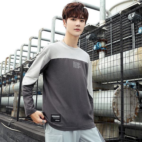 men's long-sleeved t-shirt cotton loose trendy base shirt korean style inner clothes ins spring and autumn boys' sweater, Black;white
men's long-sleeved t-shirt cotton loose trendy base shirt korean style inner clothes ins spring and autumn boys' sweater, Black;white