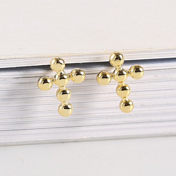 junerain gold color cross stud earrings for women small metal beads earrings 925 sterling silver mini earrings fashion jewelry h40, Golden
junerain gold color cross stud earrings for women small metal beads earrings 925 sterling silver mini earrings fashion jewelry h40, Golden