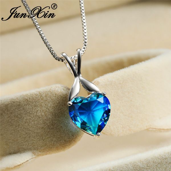 valentine day girlfriend rainbow fire crystal heart pendant wedding necklaces for women white gold blue green zircon necklace cz, Silver
valentine day girlfriend rainbow fire crystal heart pendant wedding necklaces for women white gold blue green zircon necklace cz, Silver