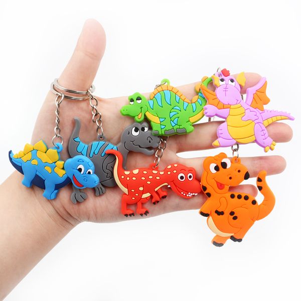 2020 6 colors fashion diy cute fairytale pvc dinosaur keychain key rings holder alloy key chain for woman man kids gift jewelry, Silver
2020 6 colors fashion diy cute fairytale pvc dinosaur keychain key rings holder alloy key chain for woman man kids gift jewelry, Silver