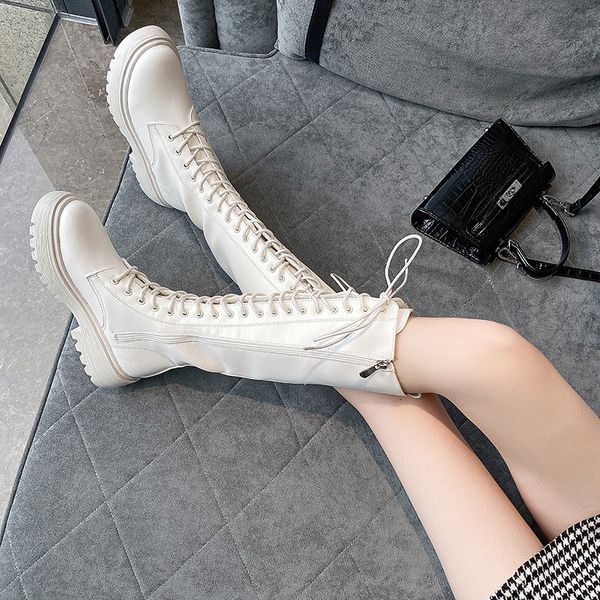 boots women's autumn & winter new style boots women's british-style lace-up handsome slimming motorcycle high, Black
boots women's autumn & winter new style boots women's british-style lace-up handsome slimming motorcycle high, Black