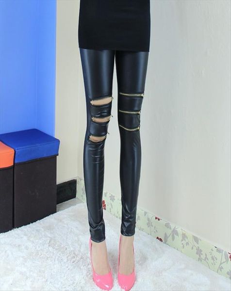 peiling dragon pu leather knee three zipper splicing leggings drop shipping good quality, Black
peiling dragon pu leather knee three zipper splicing leggings drop shipping good quality, Black