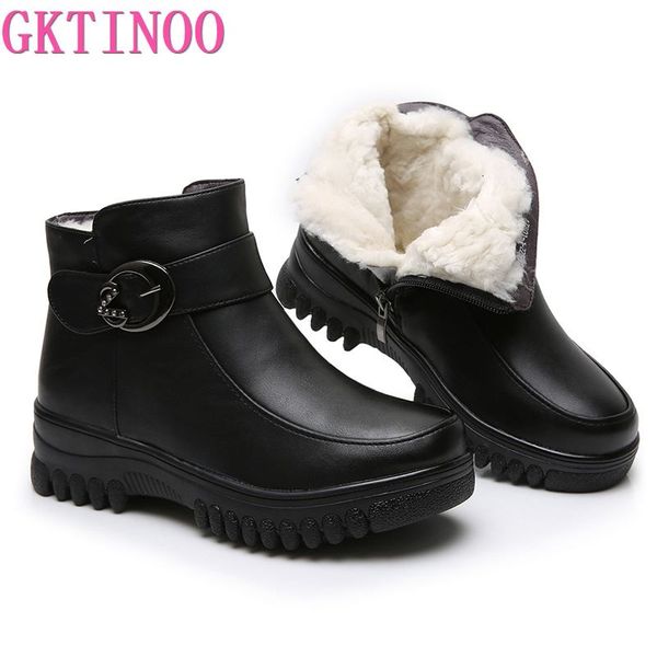 gktinoo fashion casual winter warm shoes woman leather boots women ankle boots flat non-slip comfort warm snow wool, Black
gktinoo fashion casual winter warm shoes woman leather boots women ankle boots flat non-slip comfort warm snow wool, Black