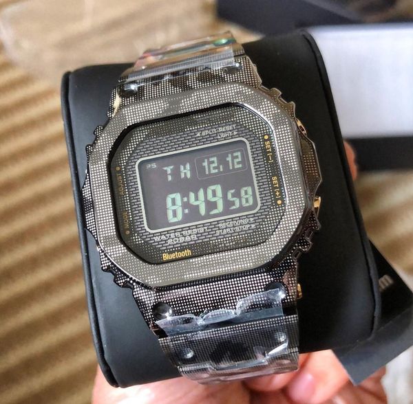 camo black led square 5000 shock watch dropship fast shipping with box shock business stainless good gift limited gmw-b watch, Slivery;brown
camo black led square 5000 shock watch dropship fast shipping with box shock business stainless good gift limited gmw-b watch, Slivery;brown