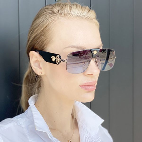 2020 design oversized frame leather women sunglasses square men hip hop male aviation female 2150, White;black
2020 design oversized frame leather women sunglasses square men hip hop male aviation female 2150, White;black