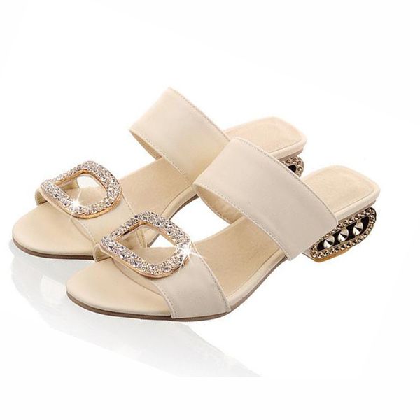 women sandals slippers ladies square heels shoes big size european women slipper fashion ladies summer rhinestone fashion comfortable simple, Black
women sandals slippers ladies square heels shoes big size european women slipper fashion ladies summer rhinestone fashion comfortable simple, Black