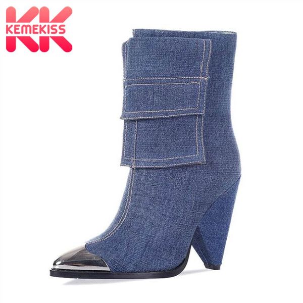 kemekiss lady winter mid calf boots daily party pointed toe women winter boots shoes footwear size 35-40, Black
kemekiss lady winter mid calf boots daily party pointed toe women winter boots shoes footwear size 35-40, Black