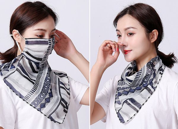 chiffon neck mask women scarf fashion print hair tie flower striped headkerchief summer sunscreen headwear scarve, White
chiffon neck mask women scarf fashion print hair tie flower striped headkerchief summer sunscreen headwear scarve, White