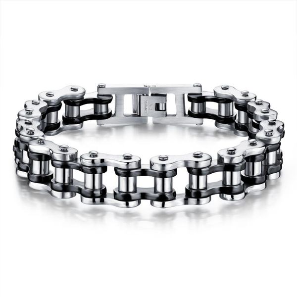 bike bicycle chain link bracelet for men stainless steel chunky & two tone 21.5cm long male jewelry gift drop shipping hs781, Black
bike bicycle chain link bracelet for men stainless steel chunky & two tone 21.5cm long male jewelry gift drop shipping hs781, Black