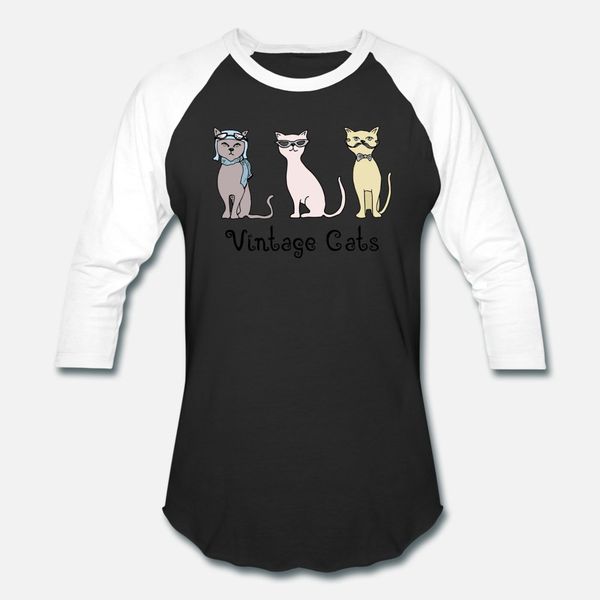 vintage cats t shirt men design short sleeve round neck homme cute comical summer style letter shirt, White;black
vintage cats t shirt men design short sleeve round neck homme cute comical summer style letter shirt, White;black