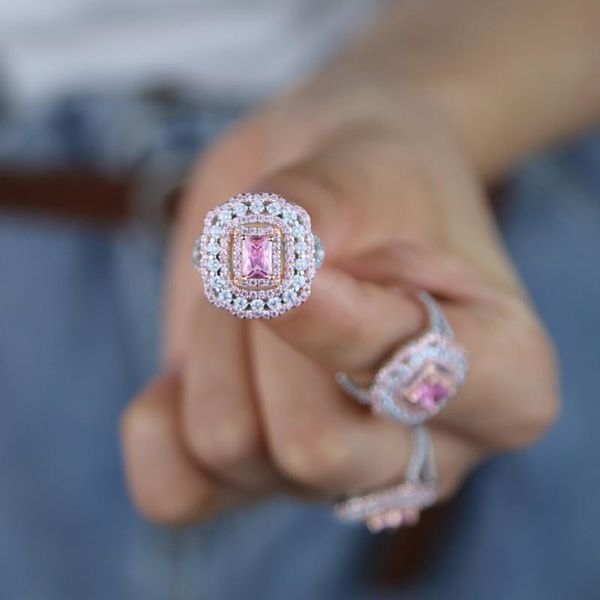 wedding rings luxury big pink cz white small stone engagement ring trendy jewelry for women gift 2021 fashion, Slivery;golden
wedding rings luxury big pink cz white small stone engagement ring trendy jewelry for women gift 2021 fashion, Slivery;golden