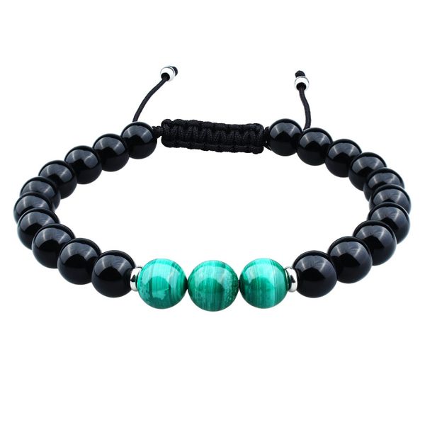 hawson malachite bracelets for men black stone beads bracelet for anxiety with adjustable braided rope in gift box package
hawson malachite bracelets for men black stone beads bracelet for anxiety with adjustable braided rope in gift box package