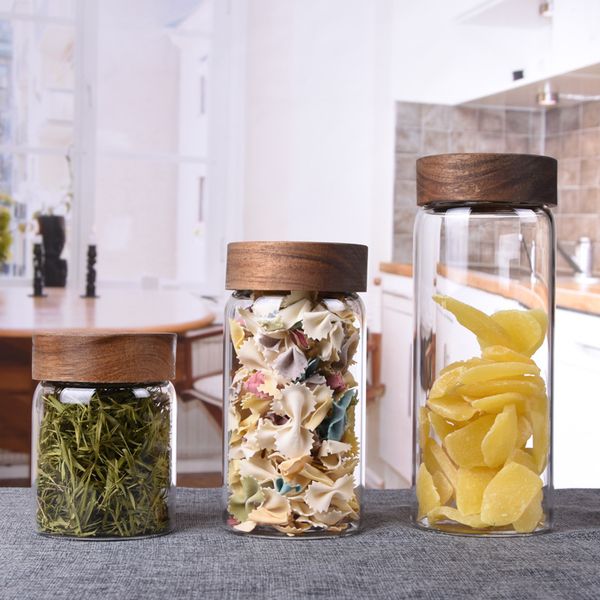 storage airtight container transparent glass jar threaded mouth wooden cover kitchen containers coffee beans honey savings
storage airtight container transparent glass jar threaded mouth wooden cover kitchen containers coffee beans honey savings