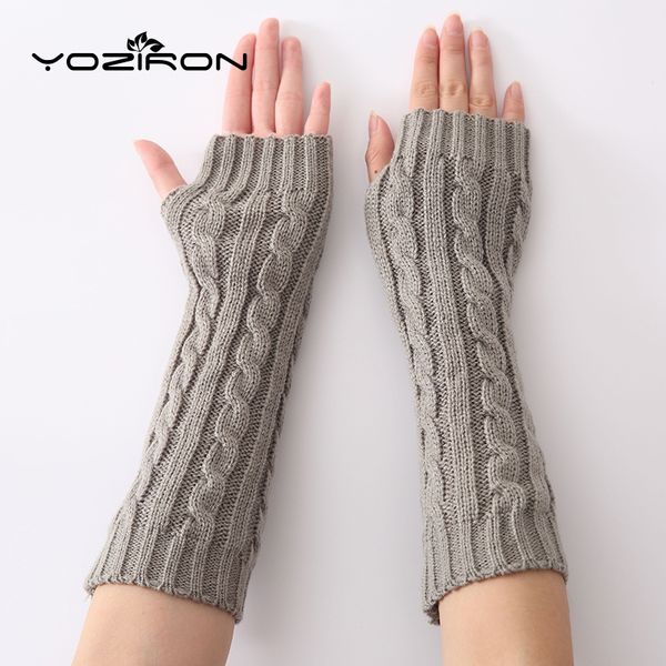 yoziron fashion snake shape winter long gloves women fingerless gloves solid knitted elbow mittens wool arm warmers, Blue;gray
yoziron fashion snake shape winter long gloves women fingerless gloves solid knitted elbow mittens wool arm warmers, Blue;gray