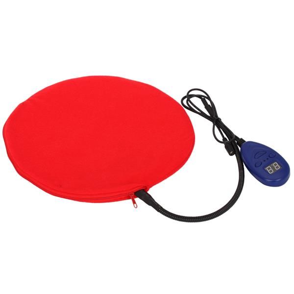 pet cushion 15w safe heated warmer bed pad for dog cat/reptile pet red
