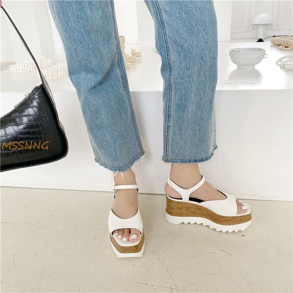 sandals 2021 summer women's thick bottom fashion buckle strap peep toe ladies shoes solid wedge rome, Black
sandals 2021 summer women's thick bottom fashion buckle strap peep toe ladies shoes solid wedge rome, Black