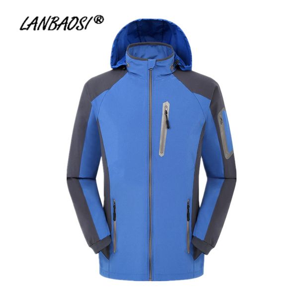 lanbaosi outdoor sports men's hiking jackets autumn hooded windproof waterproof anti scratch anti-uv camping trekking clothing, Blue;black
lanbaosi outdoor sports men's hiking jackets autumn hooded windproof waterproof anti scratch anti-uv camping trekking clothing, Blue;black